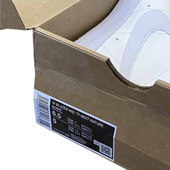 NIKE BLAZER MID ‘77 NEXT NATURE SAIL/WHITE - Picture 3 of 3